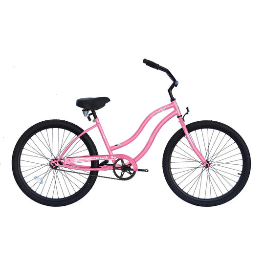 Micargi 26" Touch Single Speed 36 Spokes Women Cruiser Bicycle