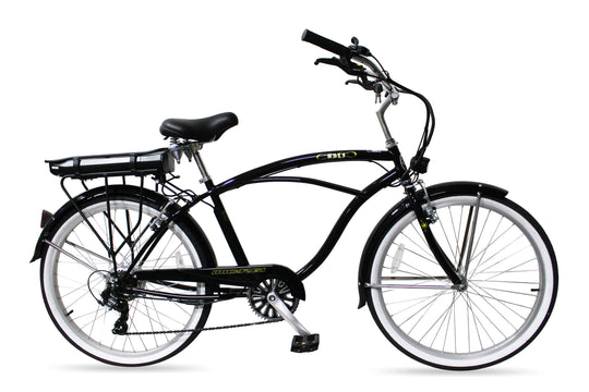 Micargi Bali Electric Beach Cruiser 7 Speed Pedal Assist