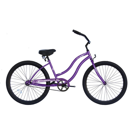 Micargi 26" Touch Single Speed 36 Spokes Women Cruiser Bicycle