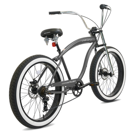 Micargi Largo GT7 26" Beach Cruiser Bike 7-Speed
