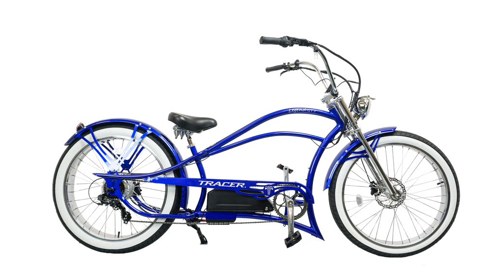 26" Legend GT7 1000W Strech Cruiser Chopper Bike