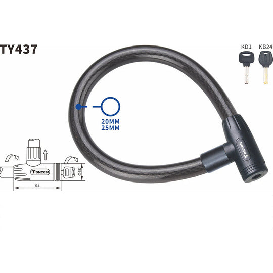 TONYON Heavy-Duty Bike Locks – U-Locks, Cable Locks & Combo Options