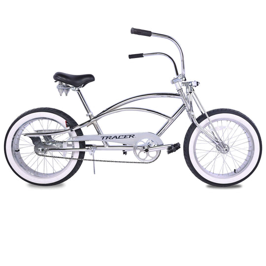 Master 2.0 GS Chrome Stretch Cruiser Bike 20 inch