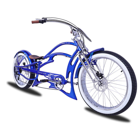 26" Raider Pro DS7 7 Speed Fat Tires Chopper Bike
