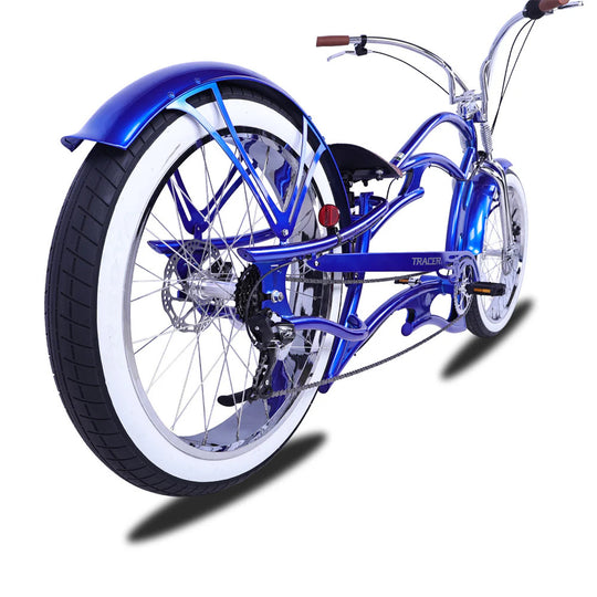 26" Raider Pro DS7 7 Speed Fat Tires Chopper Bike