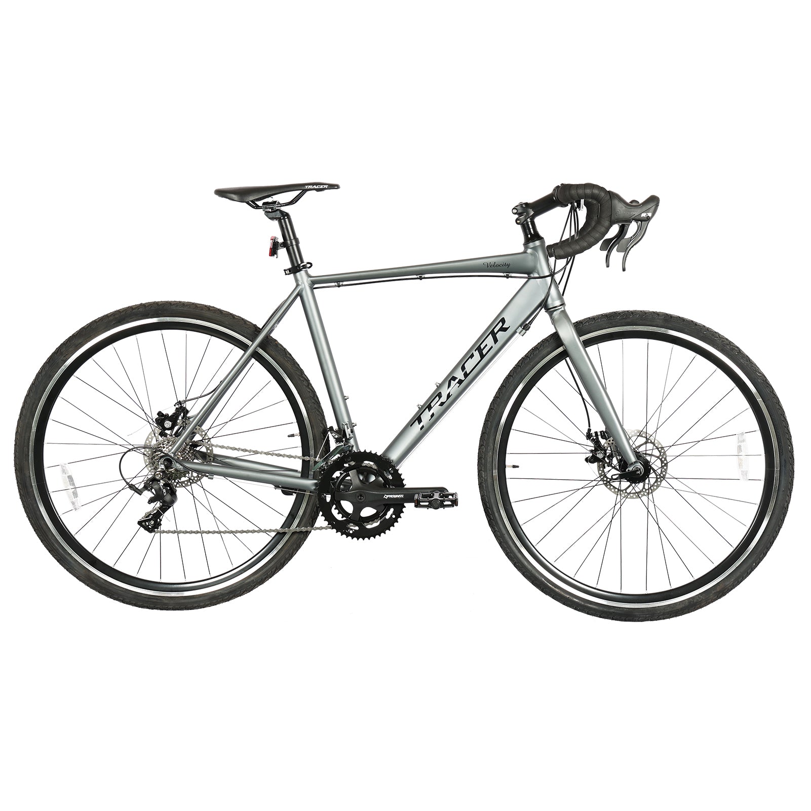 gravel bike 7 kg 700C Velocity Gravel Bike 21IN (53CM) / Matte Gray