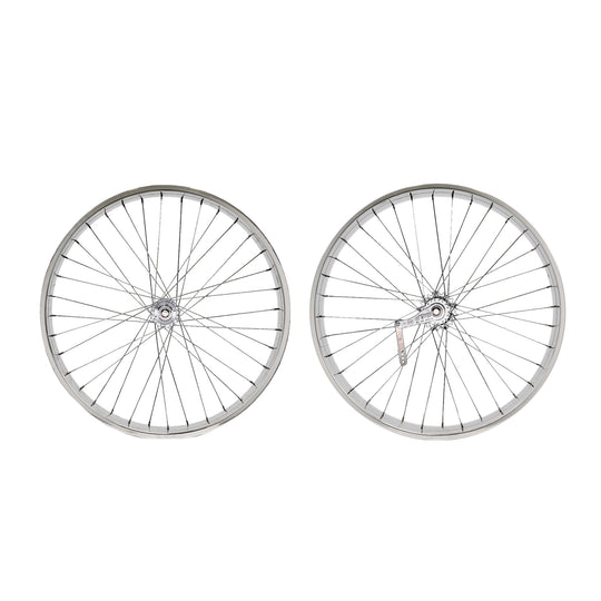 WH-D4C263613-PL Double Polished Fat Rim Wheelset with Coaster Brake