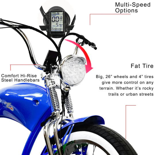 Twenty5 DS 500W Chopper Cruiser Electric Bike