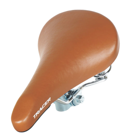 Tracer AF-7024-BRN Retro City Bikes Saddles with Coil Spring