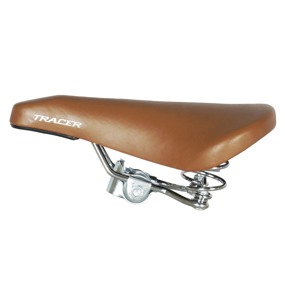 Tracer AF-7024-BRN Retro City Bikes Saddles with Coil Spring