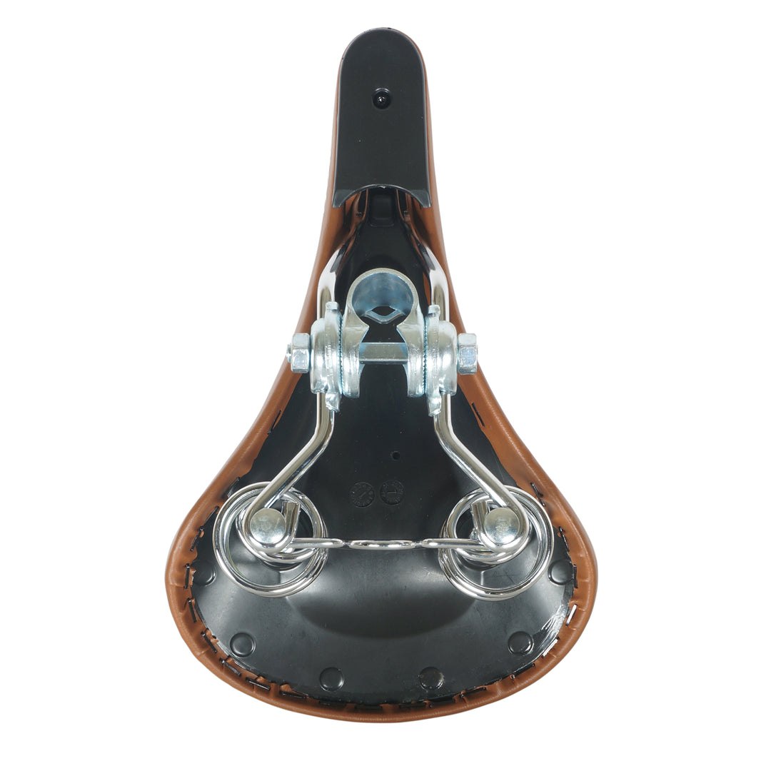 Tracer AF-7024-BRN Retro City Bikes Saddles with Coil Spring