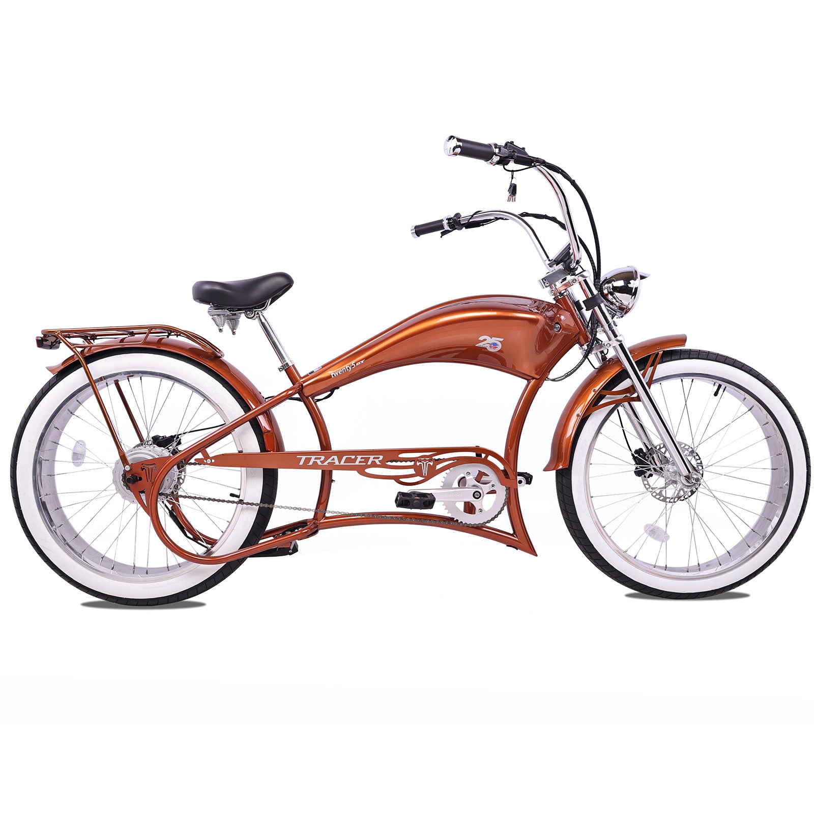Twenty5 800W Chopper Stretch Cruiser Ebike – Micargi