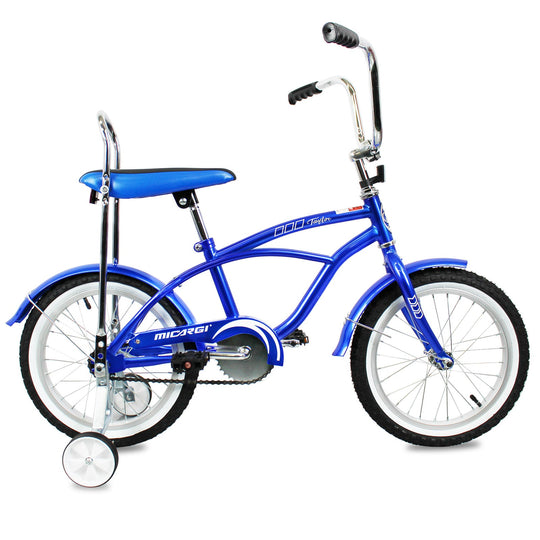 Micargi Taylor 16" Bicycle Low Rider Kid Bike with Training Wheels