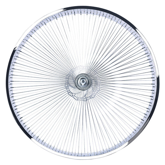 Micargi WH-TH7529140C-CP 29"*3" Chrome Fat Rim Bike Wheelset with Coaster Brake
