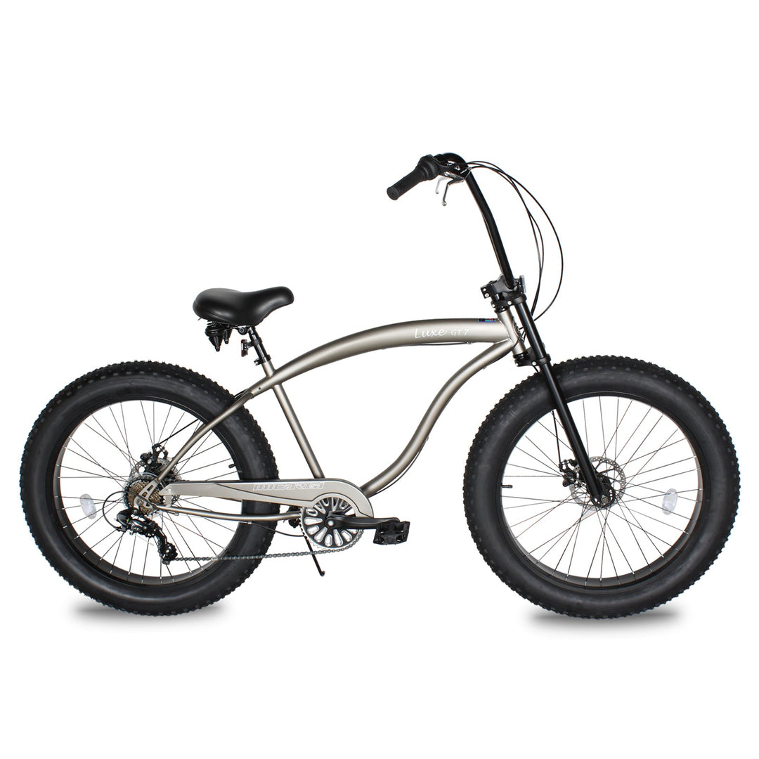 bmx cruiser bicycles Micargi Luxe GT 26" Beach Cruiser Bikes Blue / Black / 1-Speed