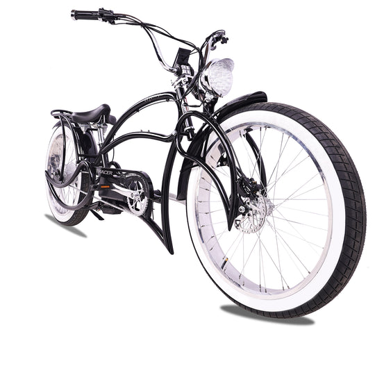 Tracer Beyond Pro 1000W 26" Classic Stretch Chopper Style EBike