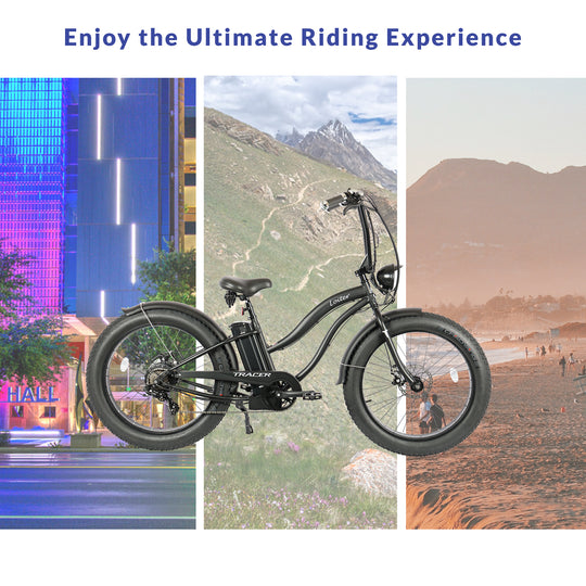 Tracer Loiter 26" 48V 800W Cruiser E-Bike