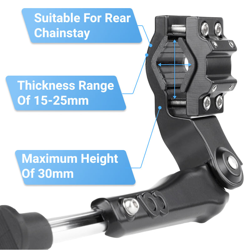 Kistand for chopper cruiser bike Stretch Bikes