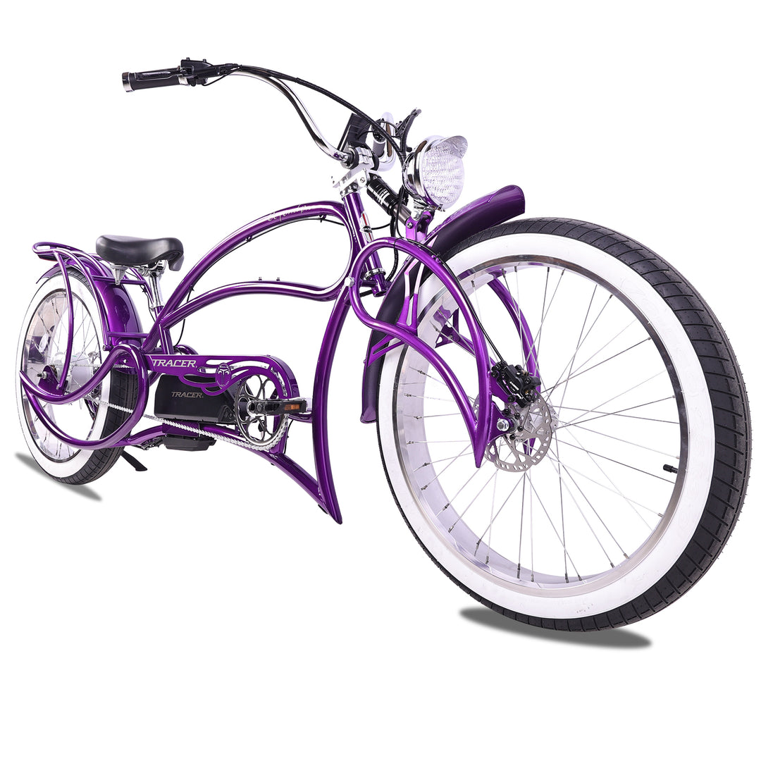 Tracer Beyond Pro 1000W 26" Classic Stretch Chopper Style EBike