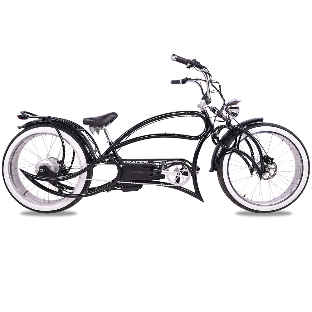 Tracer Beyond Pro 1000W 26" Classic Stretch Chopper Style EBike