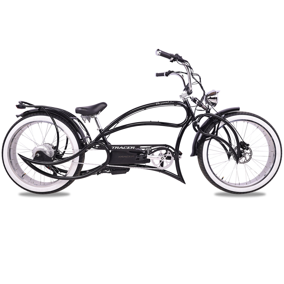 Tracer Beyond Pro 1000W 26" Classic Stretch Chopper Style EBike