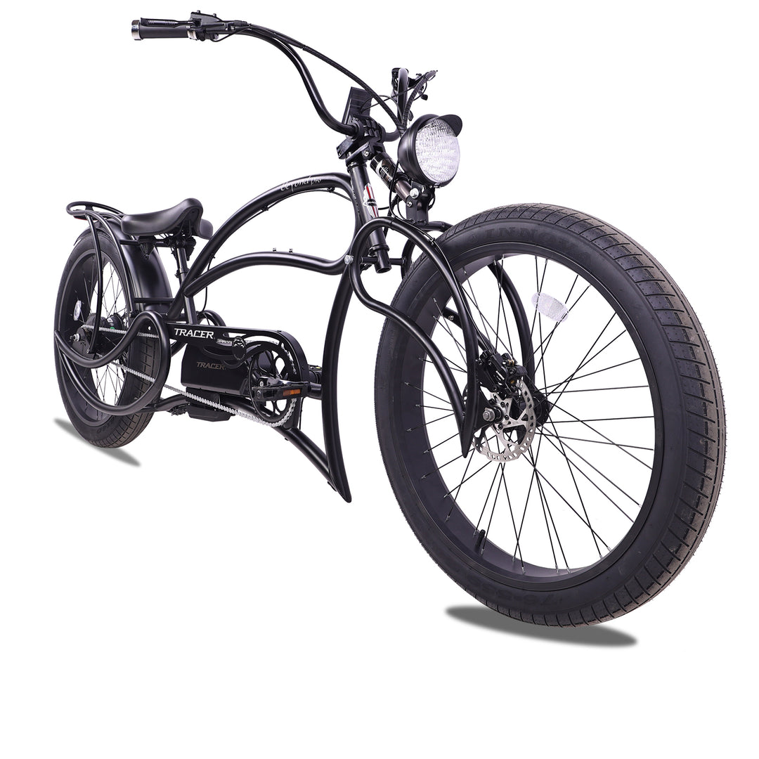 Tracer Beyond Pro 1000W 26" Classic Stretch Chopper Style EBike