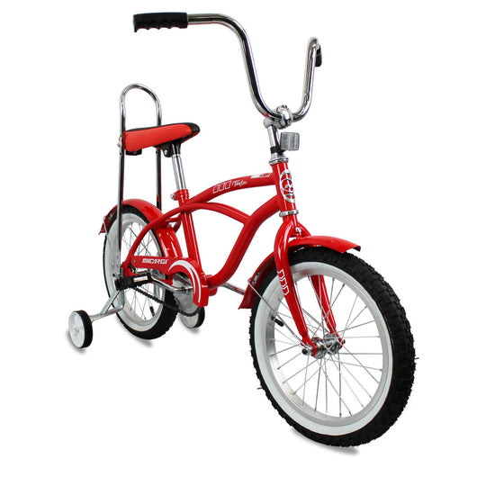 Micargi Taylor 16" Bicycle Low Rider Kid Bike with Training Wheels