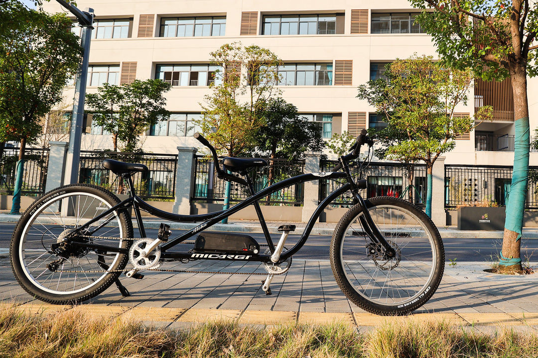 Micargi Aloha 26" Tandem Beach Cruiser Electric Bike