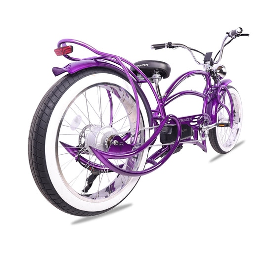 Tracer Beyond Pro 1000W 26" Classic Stretch Chopper Style EBike
