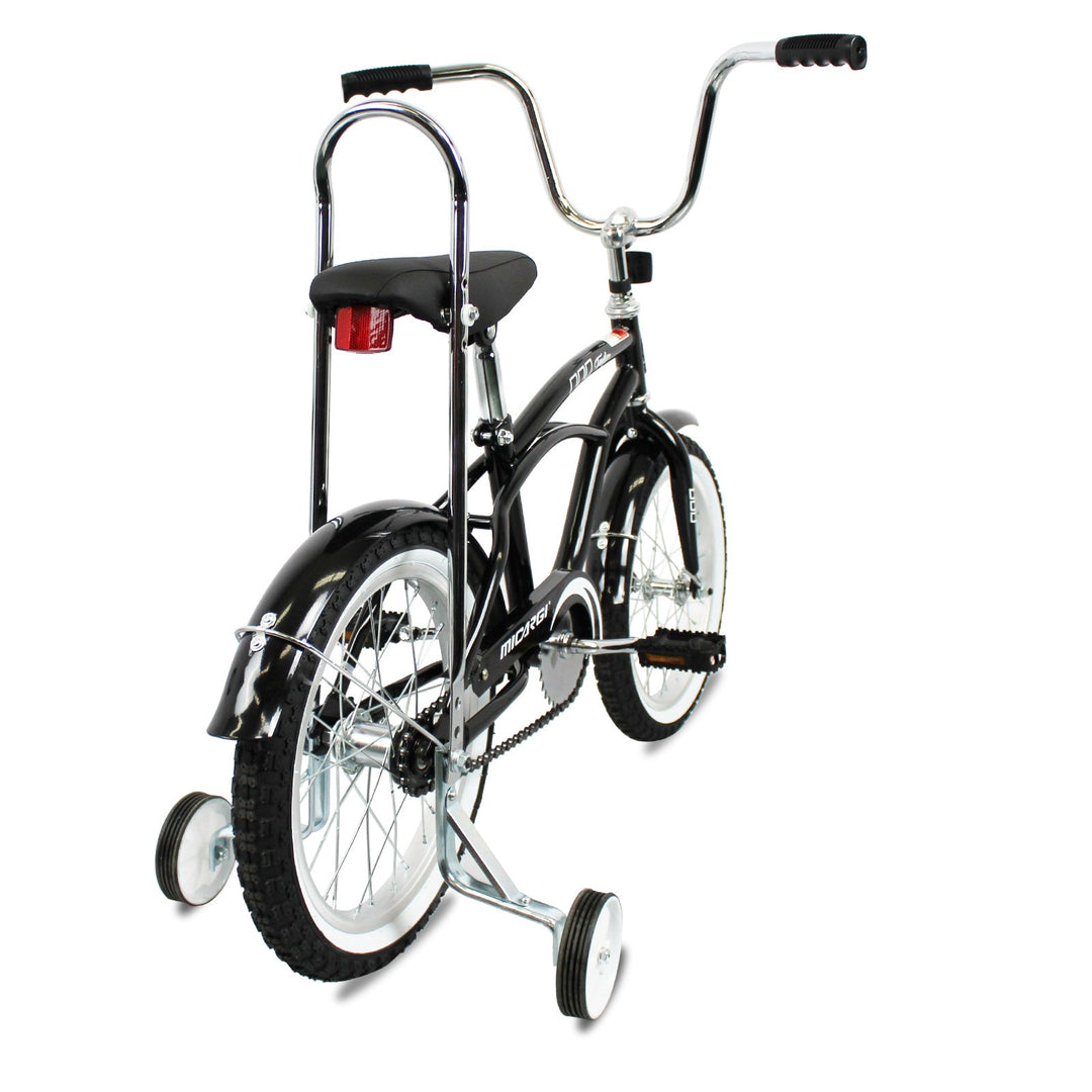 Micargi Taylor 16" Bicycle Low Rider Kid Bike with Training Wheels