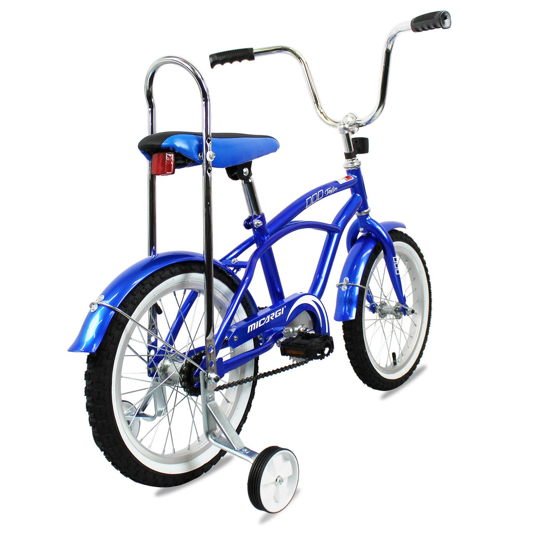 Micargi Taylor 16" Bicycle Low Rider Kid Bike with Training Wheels