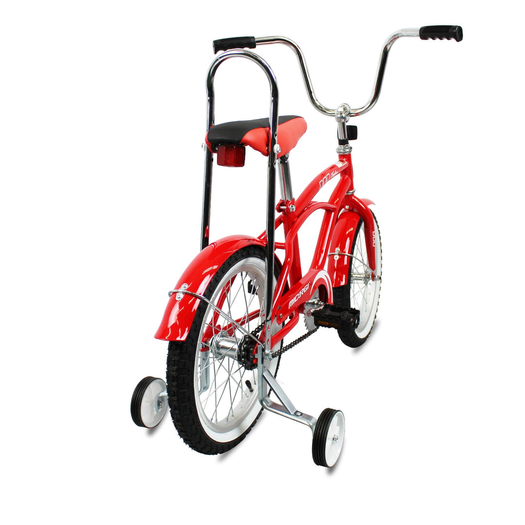 Micargi Taylor 16" Bicycle Low Rider Kid Bike with Training Wheels