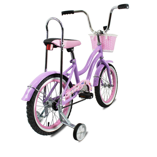 Micargi Taylor 16" Bicycle Low Rider Kid Bike with Training Wheels