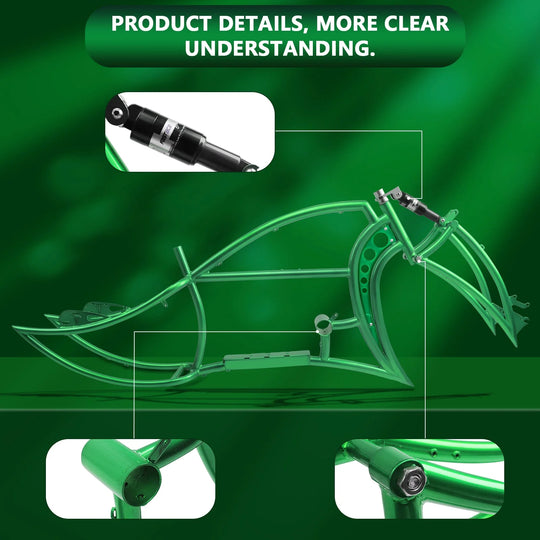 Tracer Signature Pro 26" Chopper Cruiser Electric Bike Frame