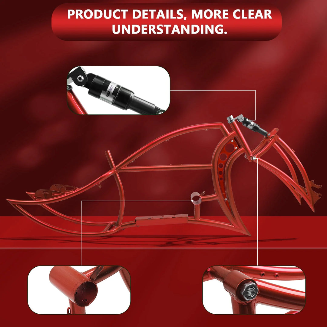 Tracer Signature Pro 26" Chopper Cruiser Electric Bike Frame