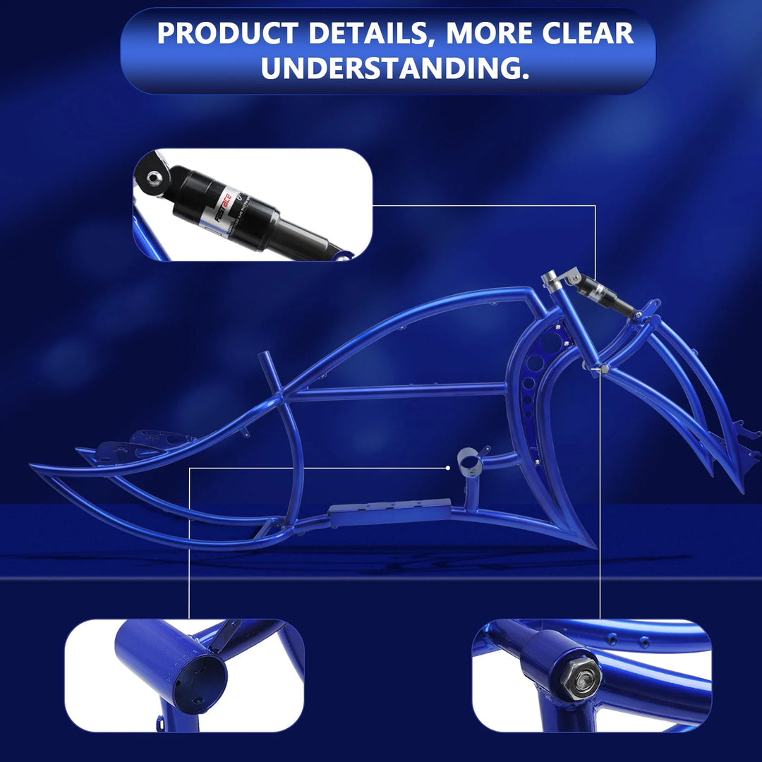 Tracer Signature Pro 26" Chopper Cruiser Electric Bike Frame