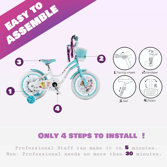 Micargi Ellie Kids Bike Freestyle Bicycle