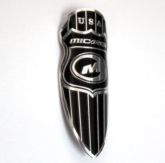Micargi and Tracer Head Badges