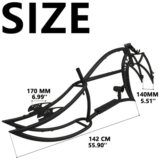 Tracer Signature Pro 26" Chopper Cruiser Electric Bike Frame