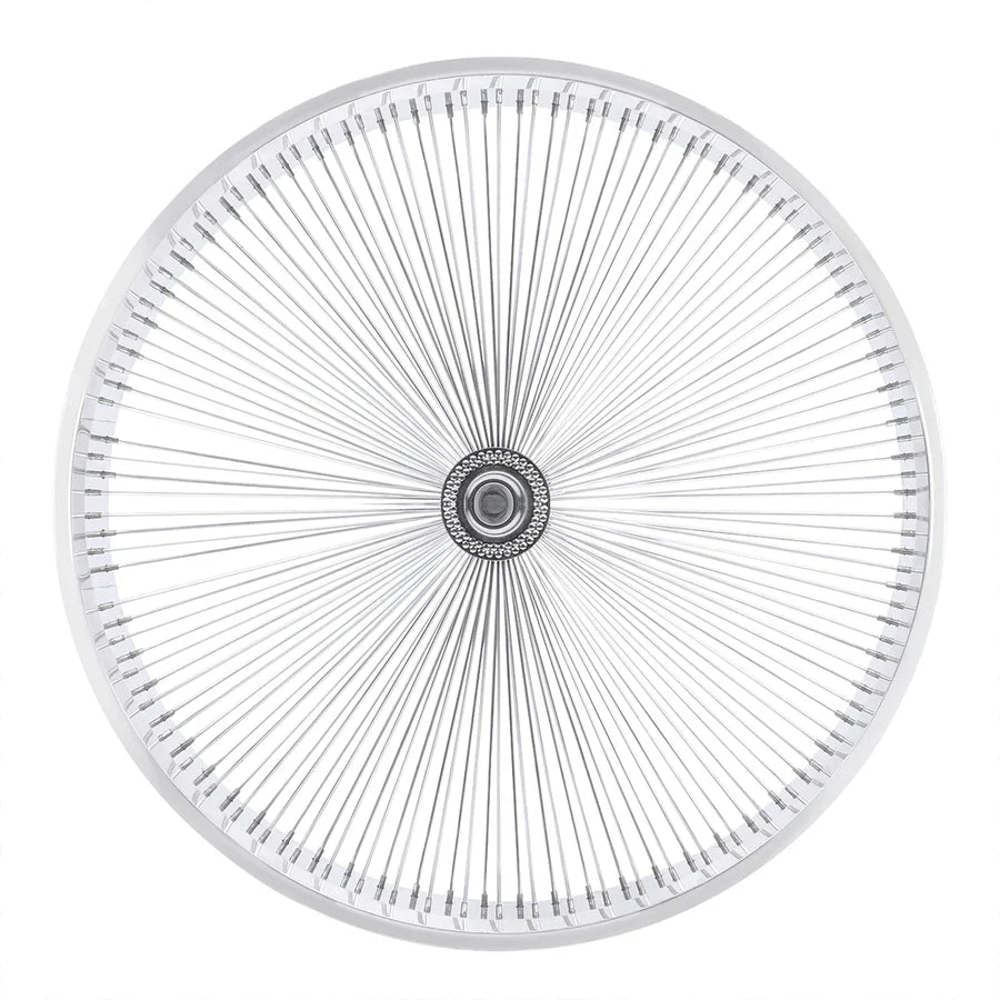 Micargi WH-TR9526140 26"X4"X13GX140H ALUMINUM POLISH FAT RIMS WHEEL SET