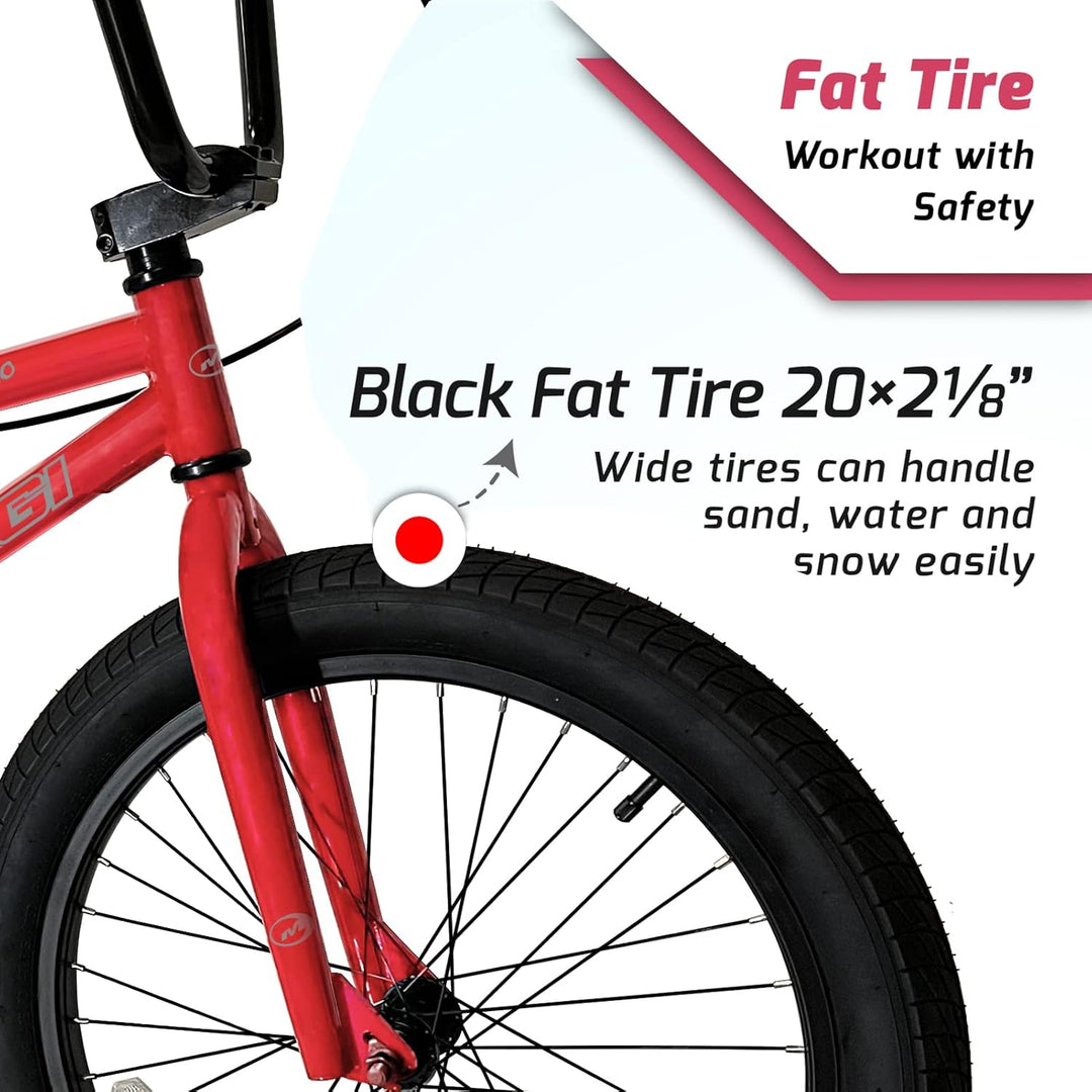 Micargi 20" MBX 3.0 Steel Frame Freestyle BMX Bicycle