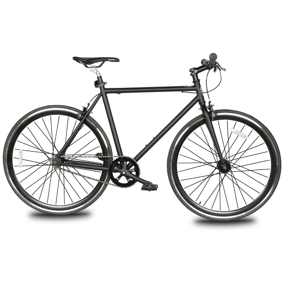 cheap single gear bike Micargi Rd-269-48 Fixie in Chrome Silver
