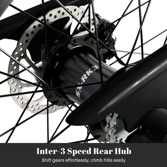 Tracer Master 3i 20'' Internal 3-Speed Chopper Style Cruiser Bike