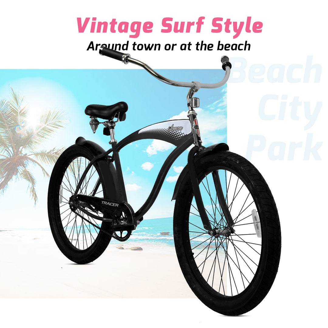 Tracer AVERA-F 26" Beach Cruiser Bike Single Speed for Women