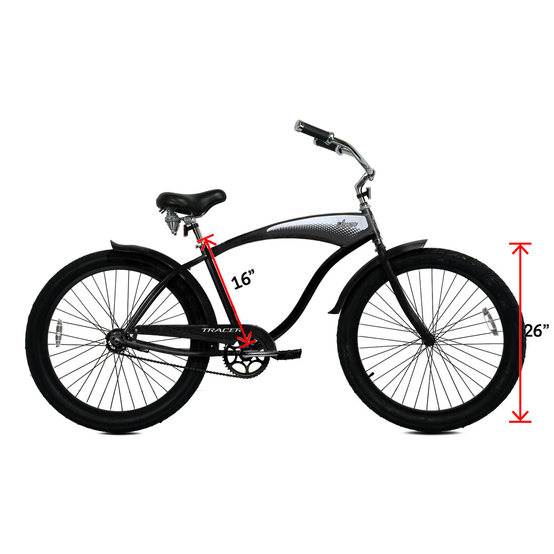 Tracer AVERA-F 26" Beach Cruiser Bike Single Speed for Women