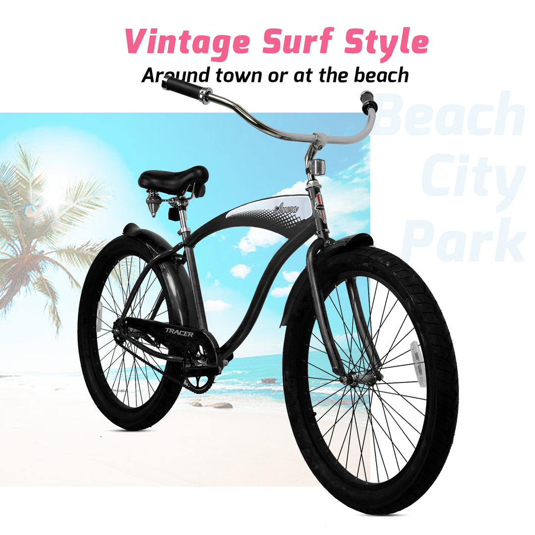 Tracer AVERA-F 26" Beach Cruiser Bike Single Speed for Women