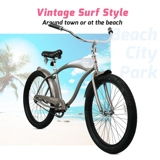 Tracer AVERA-F 26" Beach Cruiser Bike Single Speed for Women