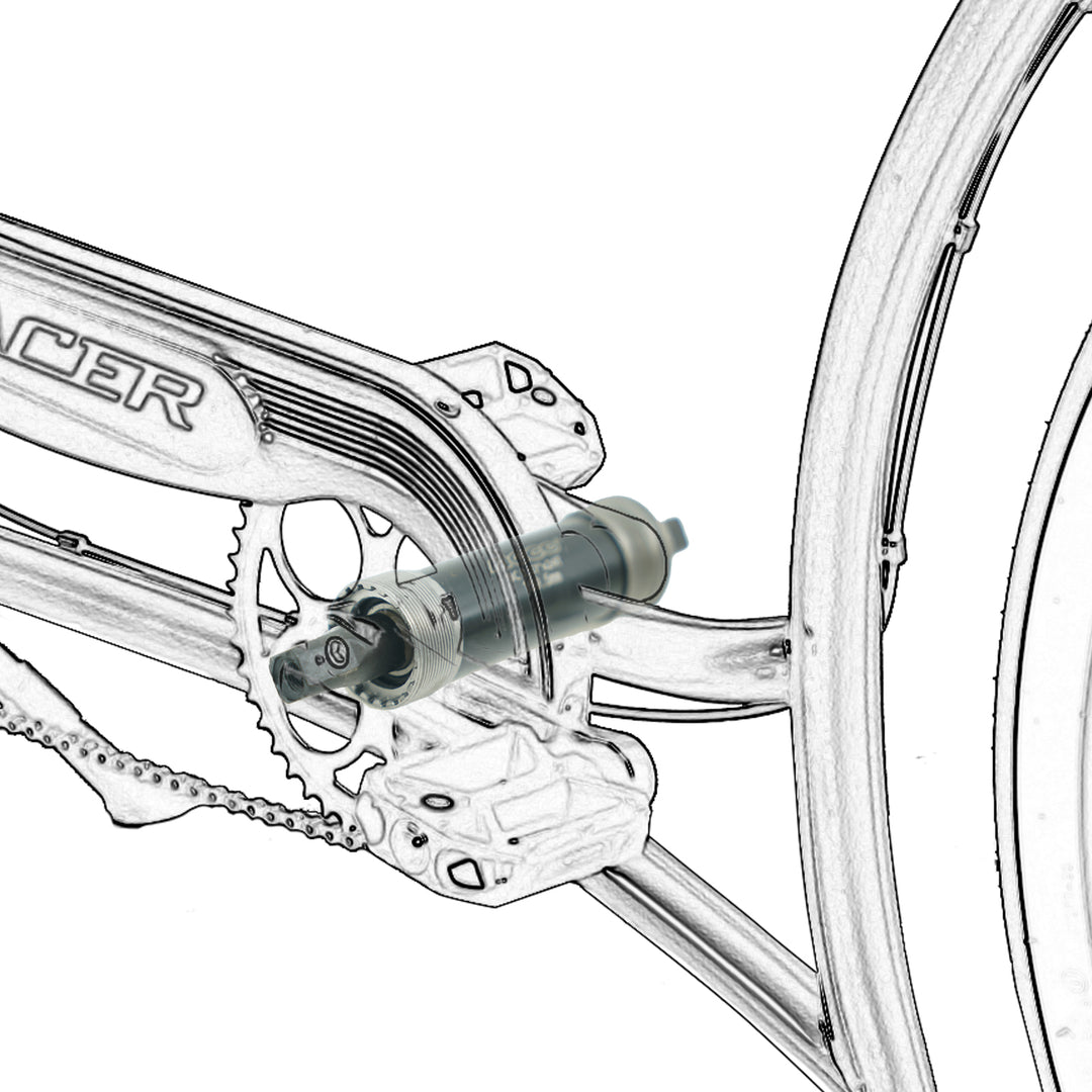NECO B911(BB-B911-159) Bottom Bracket Steel threaded cartridge