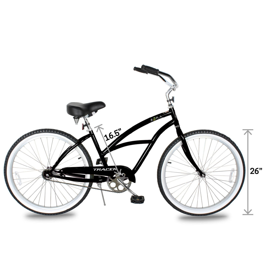 Tracer BORA 26" Beach Cruiser Bikes Single Speed