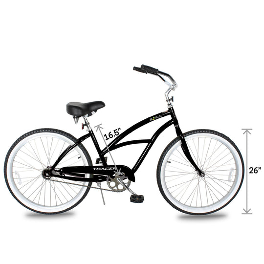 Tracer BORA 26" Beach Cruiser Bikes Single Speed